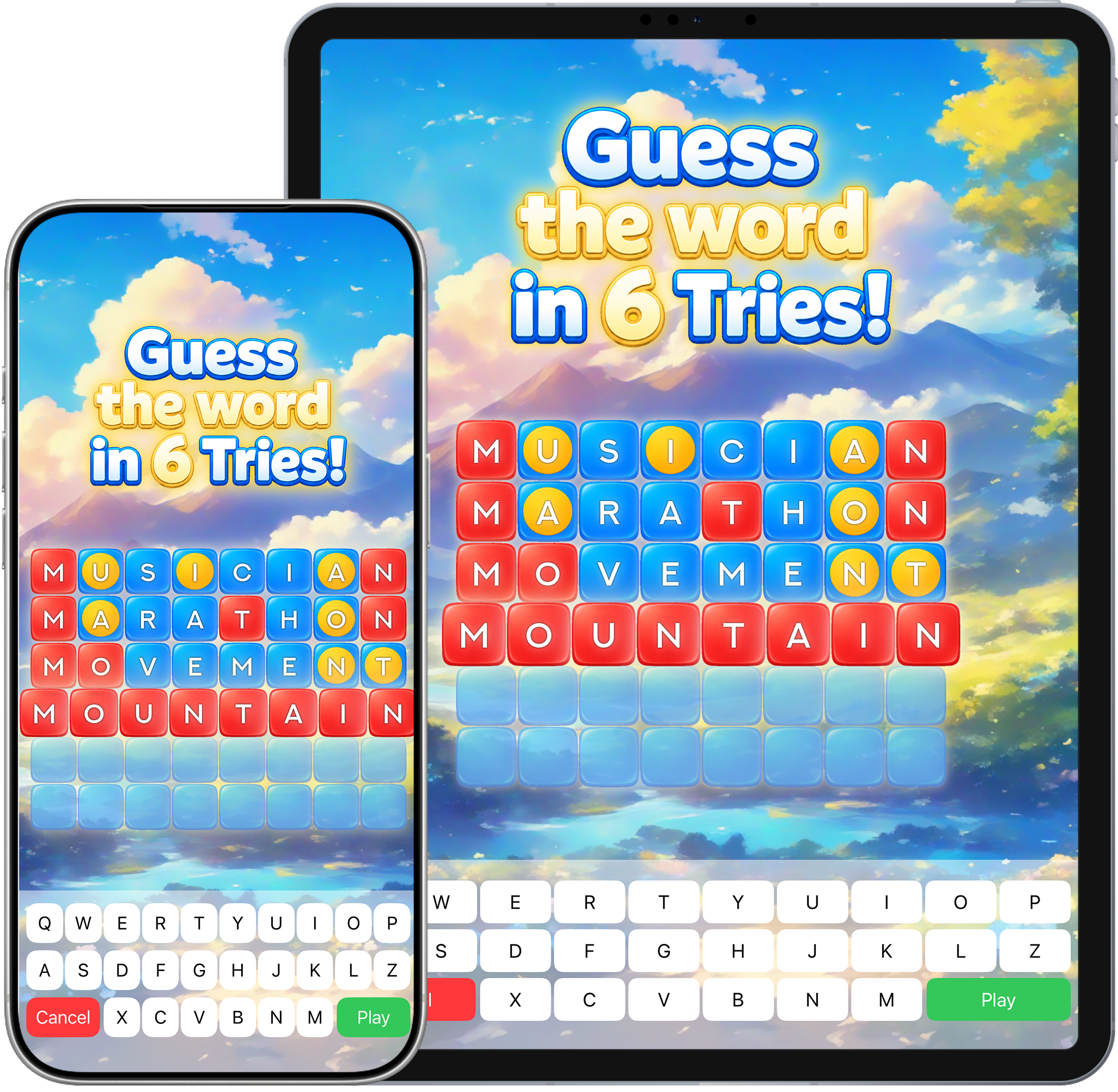 Super Lingo on smartphone and tablet